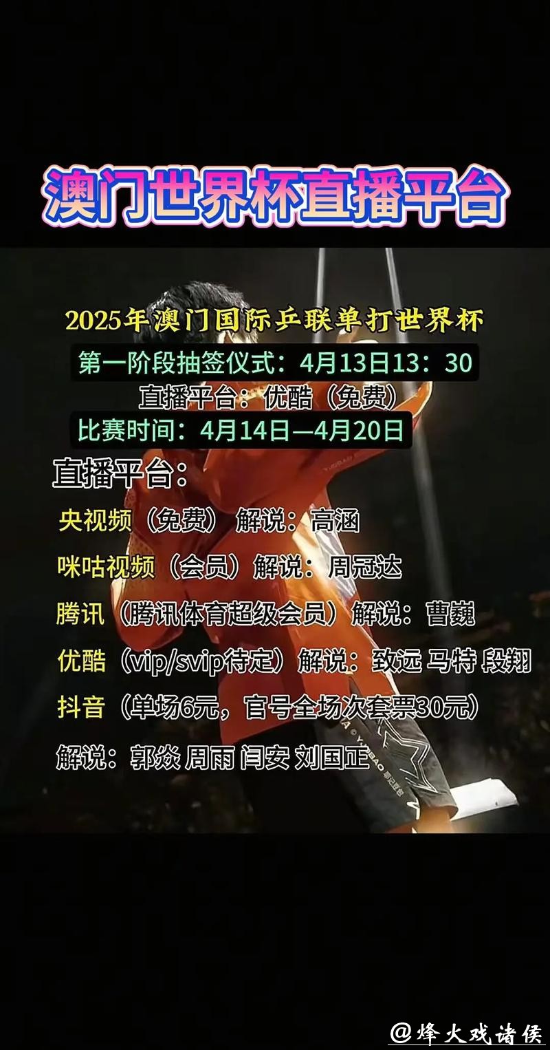 世界杯爱好者必备直播平台清单