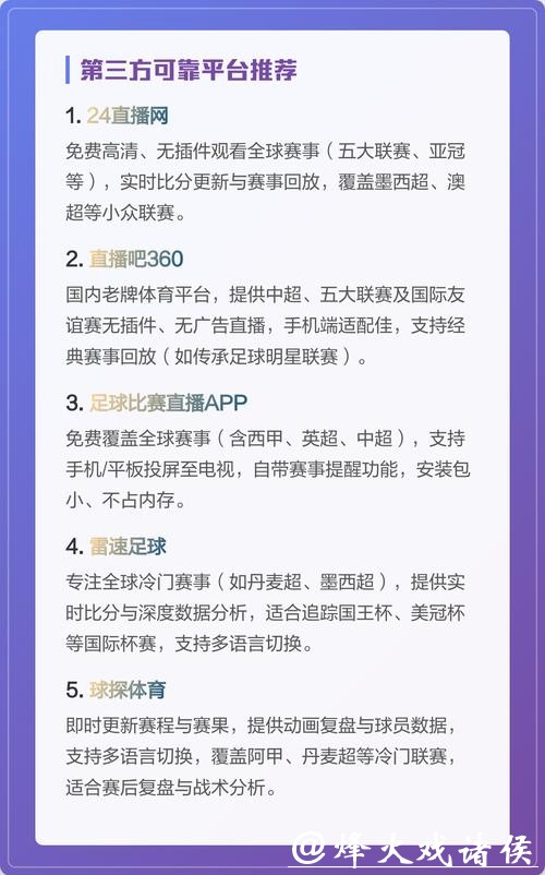 免费世界杯直播平台大合集